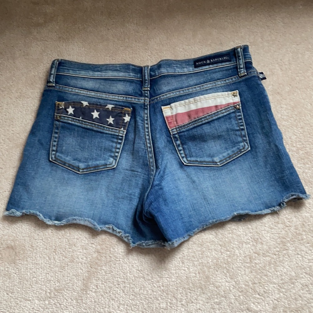 Rock & Republic American “Hula” Jean Shorts